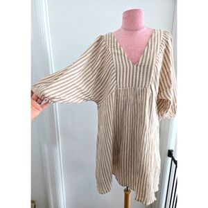 Every Puff‎ Sleeve Cotton Dress Size M